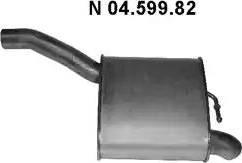 Eberspächer 04.599.82 - Глушник вихлопних газів кінцевий autocars.com.ua
