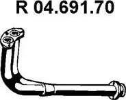 Eberspächer 04.691.70 - Труба вихлопного газу autocars.com.ua