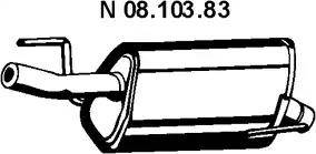 Eberspächer 08.103.83 - Глушник вихлопних газів кінцевий autocars.com.ua