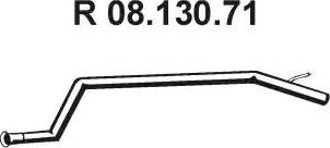 Eberspächer 08.130.71 - Труба вихлопного газу autocars.com.ua