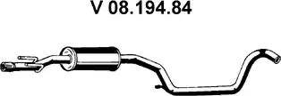 Eberspächer 08.194.84 - Предглушітель вихлопних газів autocars.com.ua