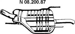 Eberspächer 08.200.87 - Глушитель выхлопных газов, конечный avtokuzovplus.com.ua