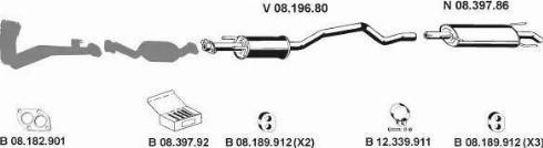 Eberspächer 082375 - Система випуску ОГ autocars.com.ua