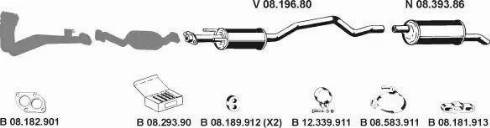 Eberspächer 082376 - Система випуску ОГ autocars.com.ua