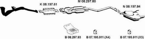 Eberspächer 082402 - Система випуску ОГ autocars.com.ua