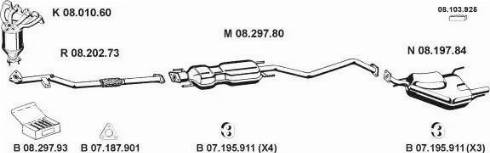 Eberspächer 082532 - Система випуску ОГ autocars.com.ua