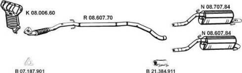 Eberspächer 082637 - Система випуску ОГ autocars.com.ua