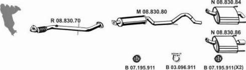 Eberspächer 082759 - Система випуску ОГ autocars.com.ua