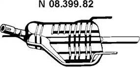 Eberspächer 08.399.82 - Глушник вихлопних газів кінцевий autocars.com.ua