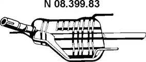 Eberspächer 08.399.83 - Глушитель выхлопных газов, конечный autodnr.net