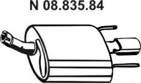 Eberspächer 08.835.84 - Глушитель выхлопных газов, конечный avtokuzovplus.com.ua