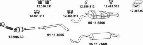 Eberspächer 12_755 - Система випуску ОГ autocars.com.ua
