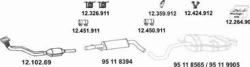 Eberspächer 12_021 - Система випуску ОГ autocars.com.ua