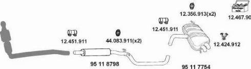 Eberspächer 12_045 - Система випуску ОГ autocars.com.ua