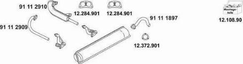 Eberspächer 12_1161 - Система випуску ОГ autocars.com.ua