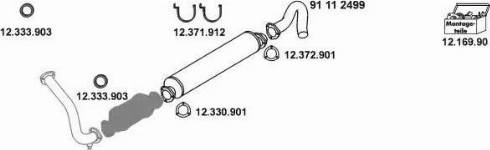 Eberspächer 12_1172 - Система випуску ОГ autocars.com.ua