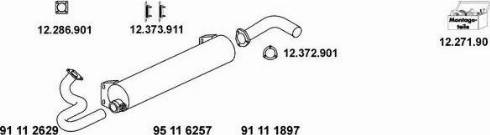 Eberspächer 12_1176 - Система випуску ОГ autocars.com.ua