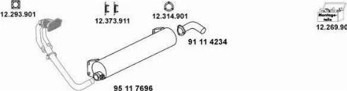 Eberspächer 12_1178 - Система випуску ОГ autocars.com.ua
