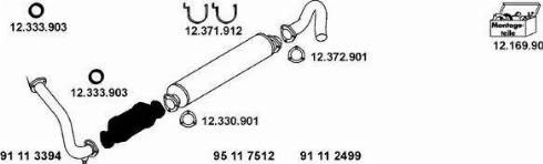 Eberspächer 12_1187 - Система випуску ОГ autocars.com.ua