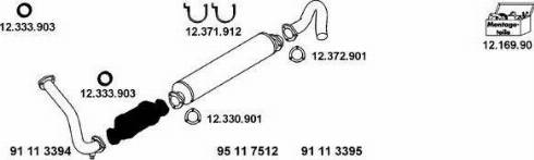 Eberspächer 12_1188 - Система випуску ОГ autocars.com.ua