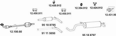 Eberspächer 12_1276_9 - Система випуску ОГ autocars.com.ua