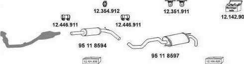 Eberspächer 12_1503 - Система випуску ОГ autocars.com.ua