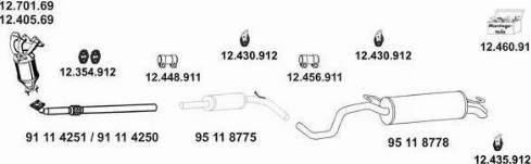 Eberspächer 12_234 - Система випуску ОГ autocars.com.ua