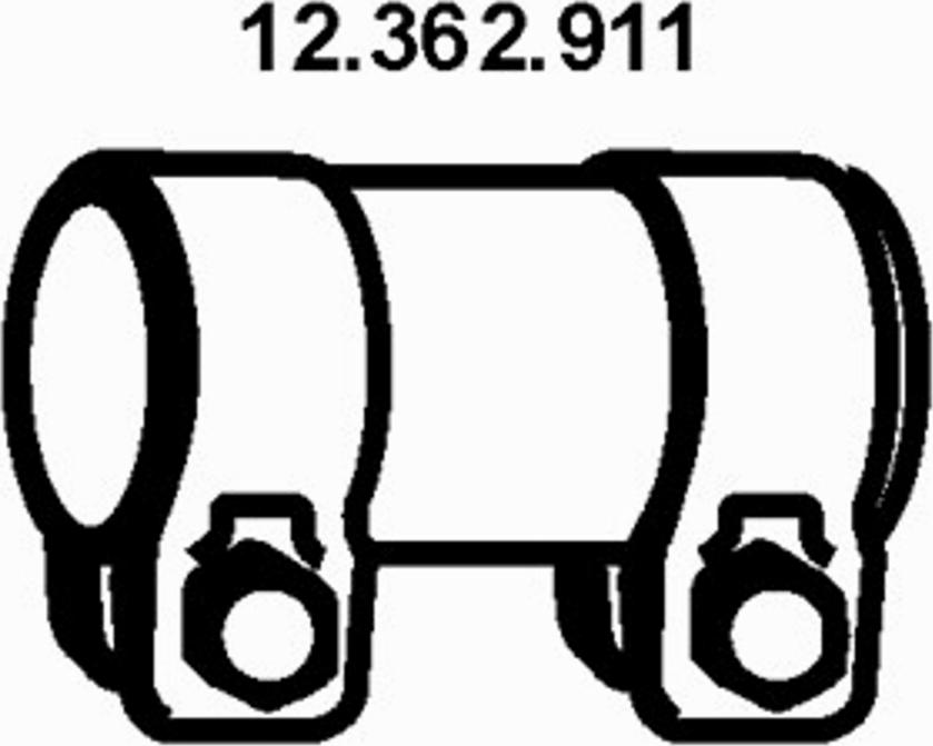 Eberspächer 12.362.911 - З'єднувальні елементи, система випуску autocars.com.ua