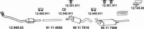 Eberspächer 12_695 - Система випуску ОГ autocars.com.ua