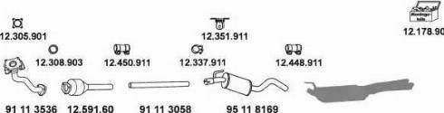 Eberspächer 12_718 - Система випуску ОГ autocars.com.ua