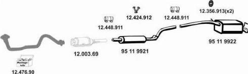 Eberspächer 12_822 - Система випуску ОГ autocars.com.ua