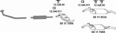 Eberspächer 12_947 - Система випуску ОГ autocars.com.ua