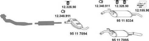 Eberspächer 12_956 - Система випуску ОГ autocars.com.ua