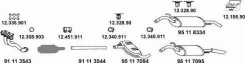 Eberspächer 12_962 - Система випуску ОГ autocars.com.ua