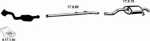 Eberspächer 132273 - Система випуску ОГ autocars.com.ua