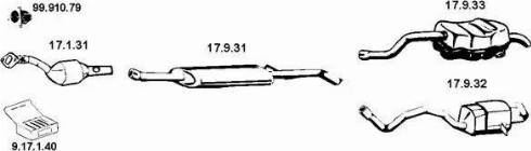 Eberspächer 132278 - Система випуску ОГ autocars.com.ua