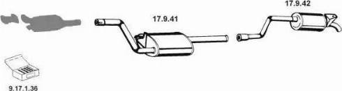 Eberspächer 132290 - Система випуску ОГ autocars.com.ua