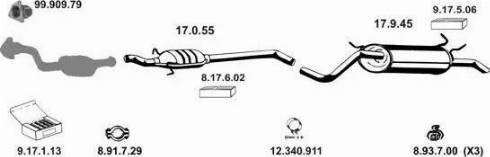 Eberspächer 132301_1 - Система випуску ОГ autocars.com.ua