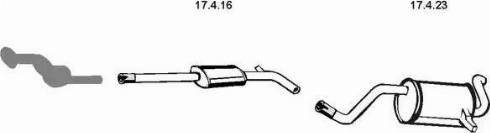 Eberspächer 132335 - Система випуску ОГ autocars.com.ua