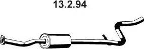 Eberspächer 13.2.94 - Средний глушитель выхлопных газов autodnr.net
