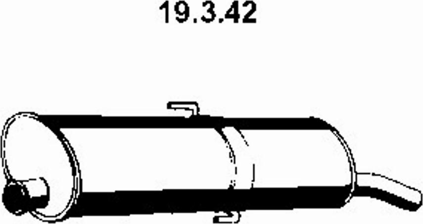 Eberspächer 19.3.42 - Глушитель выхлопных газов, конечный autodnr.net