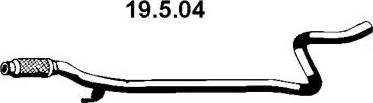 Eberspächer 19.5.04 - Труба вихлопного газу autocars.com.ua