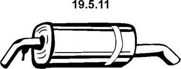 Eberspächer 19.5.11 - Глушитель выхлопных газов, конечный avtokuzovplus.com.ua