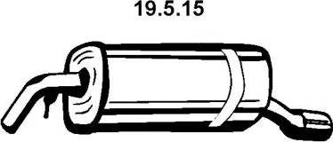 Eberspächer 19.5.15 - Глушитель выхлопных газов, конечный avtokuzovplus.com.ua