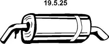 Eberspächer 19.5.25 - Глушитель выхлопных газов, конечный autodnr.net