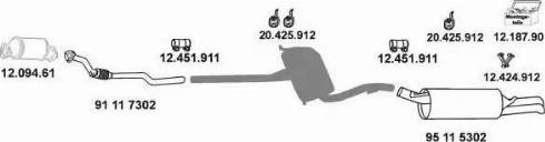Eberspächer 20_020 - Система випуску ОГ autocars.com.ua