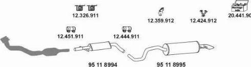 Eberspächer 20_332 - Система випуску ОГ autocars.com.ua
