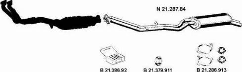 Eberspächer 212011 - Система випуску ОГ autocars.com.ua