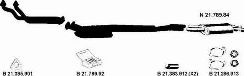 Eberspächer 212040 - Система випуску ОГ autocars.com.ua