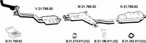 Eberspächer 212126 - Система випуску ОГ autocars.com.ua